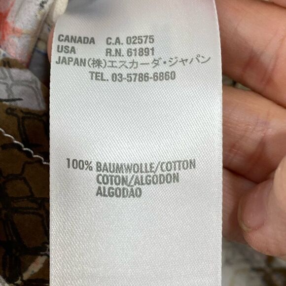 ESCADA SPORT - 100% COTTON SUMMERTIME BLOUSE. SIZE 38. EXCELLENT CONDITION !!B22 - Picture 7 of 16